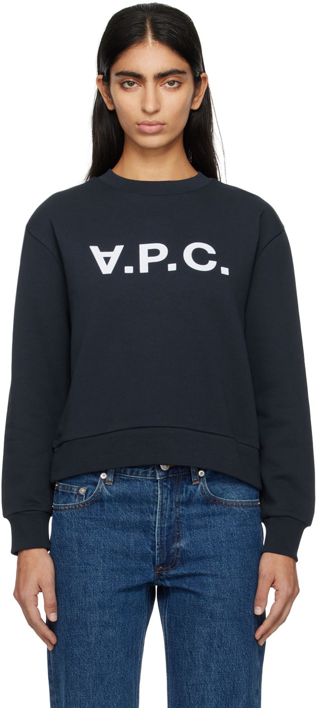 Світшоти A.P.C. Elisa Sweatshirt темно-синій | COFDX-F27820