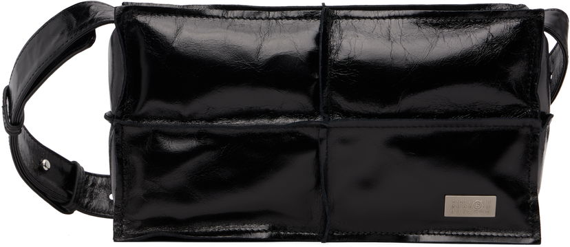Сумка Maison Margiela MM6 Maison Margiela Mini Wrinkled Leather Bag чорний | SB5WD0031 P8490