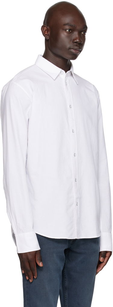 Сорочка rag & bone Rag & Bone Engineered Button-Up Shirt Синій | MBW23SA422X2ML, 4