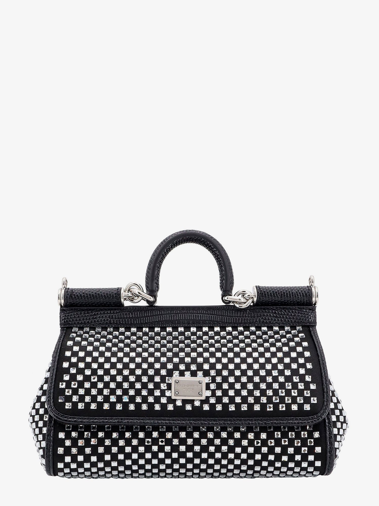 Сумочка Dolce & Gabbana Handbag With Crystals чорний | BB7116AP6028S488, 0