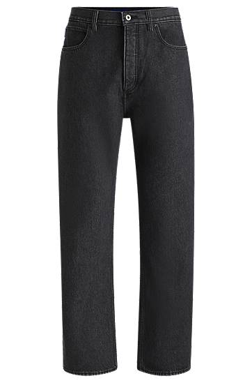 Джинси BOSS Baggy Stonewashed Jeans чорний | 50529183