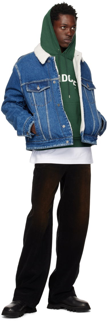 Куртка We11done We11done Regular-Fit Sherpa Denim Jacket Синій | WD-DJ3-22-362-U-BL, 3