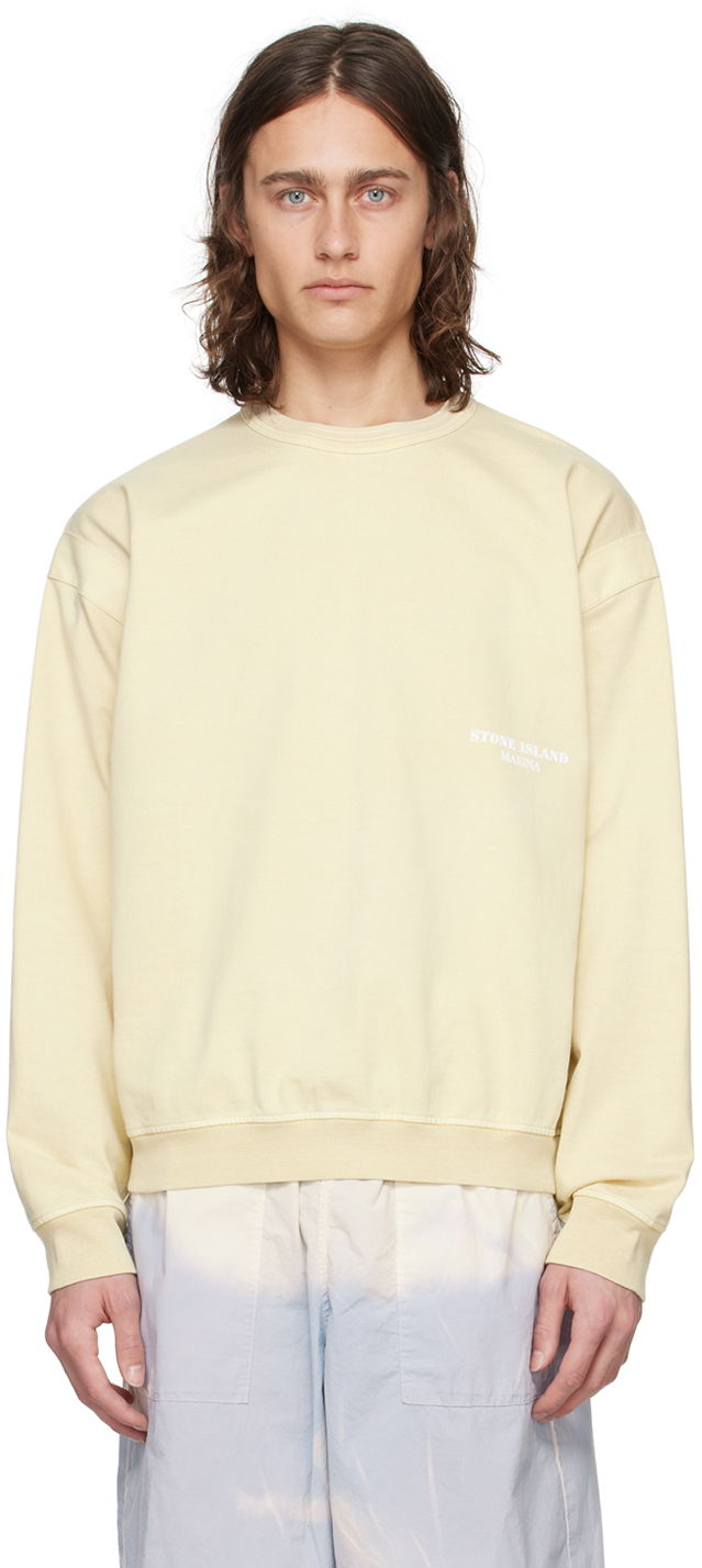 Світшоти Stone Island Beige Crewneck Sweatshirt бежевий | 8015614X2