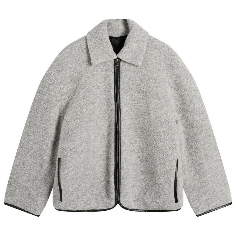 Куртка JW Anderson JW Anderson Contrast Trim Casual Jacket, Size Small Сірий | JK0394-PG1820-905