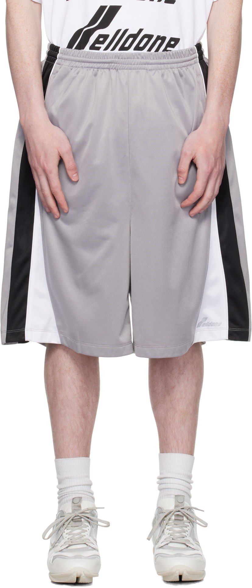 Шорти We11done We11done Track Shorts Сірий | WD-TA2-25-701-U-SV