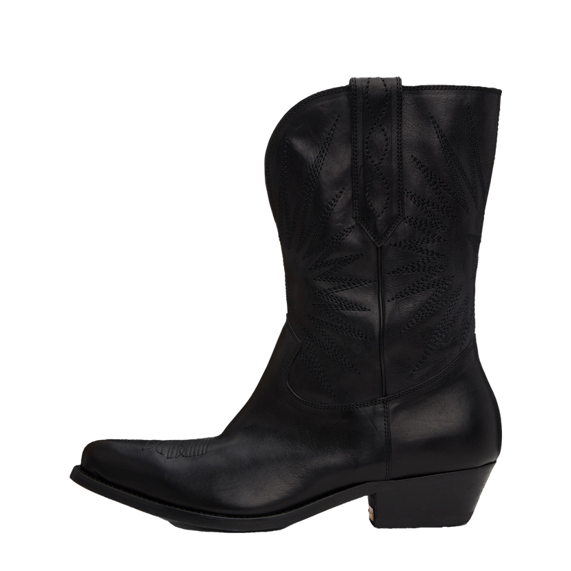 Кросівки та взуття Golden Goose Embroidered Boots чорний | GMF00784.F006310.90100