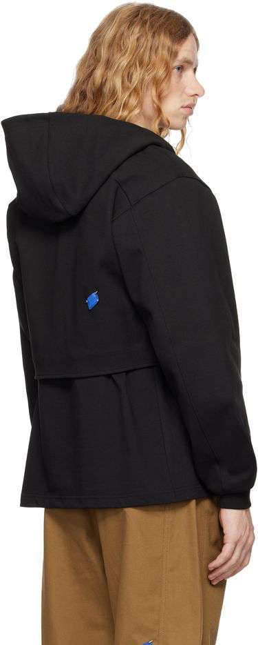 Світшоти ADER ERROR Cropped Hoodie чорний | BN01FWHD0401BK, 2