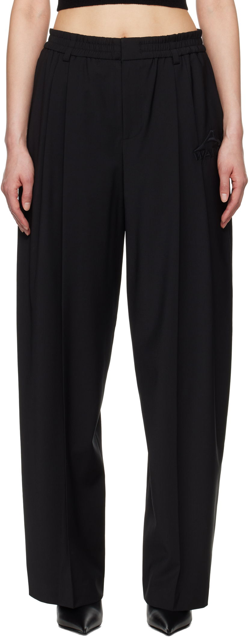 Штани Alexander Wang Alexander Wang Tropical Wool Balloon Trousers чорний | 1WC2254811