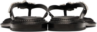 Кросівки та взуття Simone Rocha Simone Rocha Embellished Flower Flip-Flops чорний | SLD54B 0740, 1