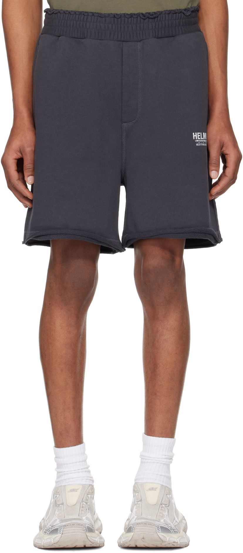 Шорти Helmut Lang Helmut Lang Meatpacking Shorts Сірий | O10HM210