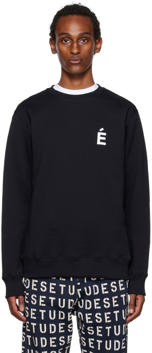 Cветр Études Études Story Patch Sweatshirt чорний | C00ME202OC16BK