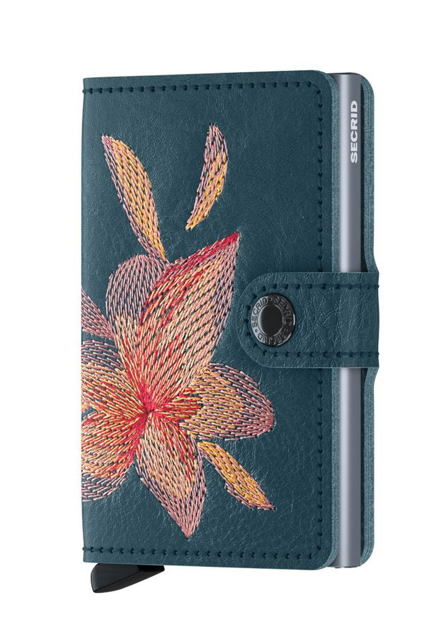 Гаманець Secrid Leather Wallet Синій | MSt.MagnoliaPetrol
