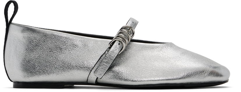 плаття rag & bone rag & bone Spire Mary Jane Ballerina Flats Металік | WFF24SF001TR1