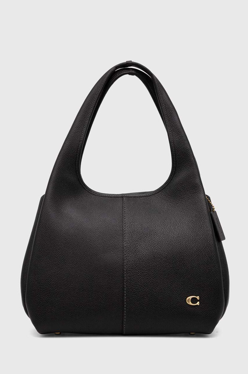Сумочка Coach Coach Leather Shoulder Bag чорний | CM544