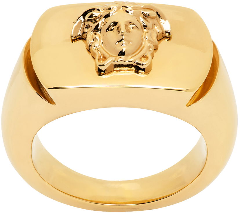 Кільце Versace Medusa Ring "Gold" Металік | 1013676_1A00620
