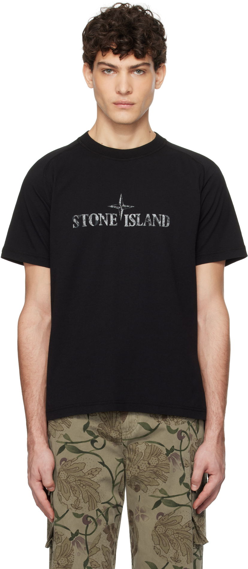 Футболка Stone Island Organic Cotton Jersey T-Shirt чорний | K1S15 2100020 S0081