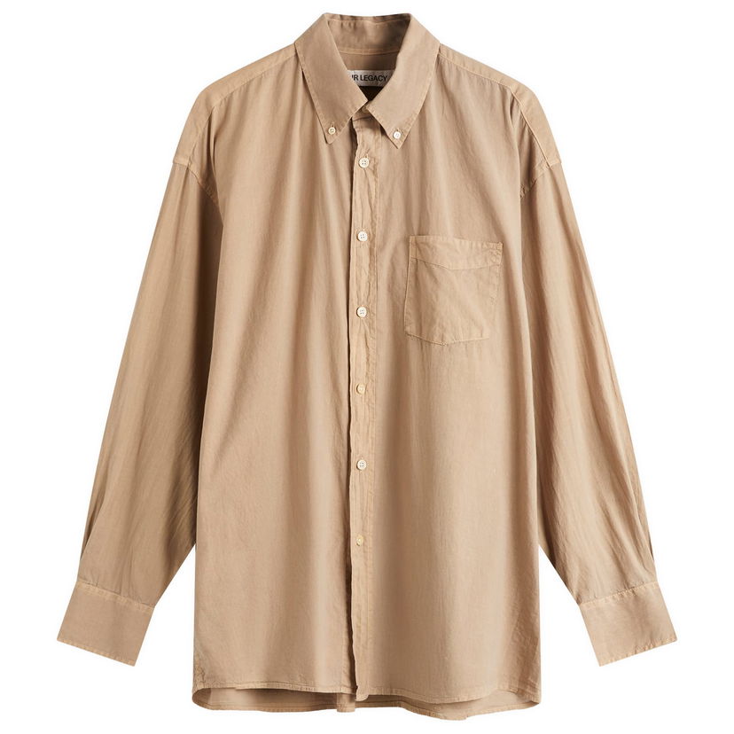 Сорочка OUR LEGACY Our Legacy Borrowed Button Down Shirt, Size Small бежевий | M4232BBPV