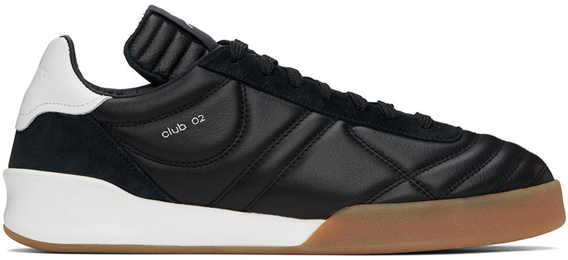Кросівки та взуття Courrèges Club02 Leather чорний | 123SCS077CR0023