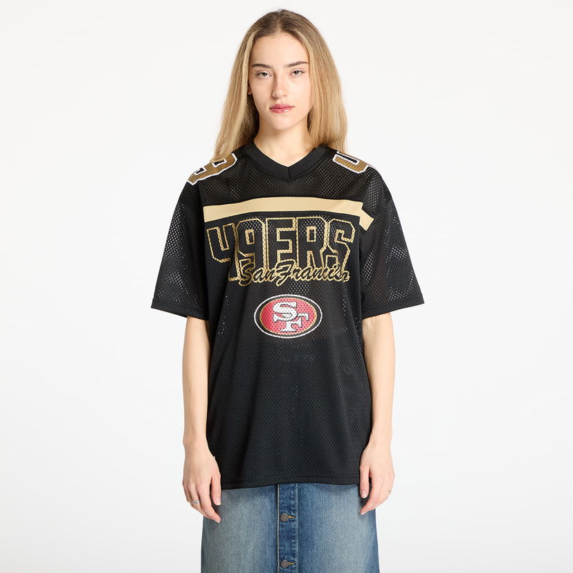 Джерсі New Era New Era NFL San Francisco 49ers Mesh Graphic Jersey чорний | 60596390