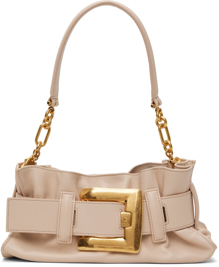 Сумочка Balmain Balmain Mini Anthem Shoulder Bag бежевий | EN0AE994LMXL