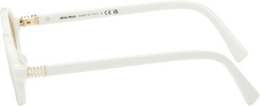 Сонцезахисні окуляри Miu Miu Miu Miu Miu Regard Sunglasses білий | 0MU 04ZS 8056597989268, 2