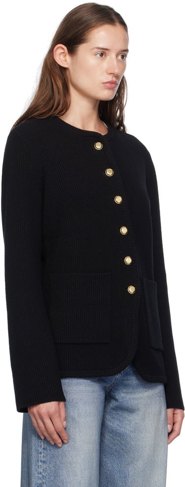 Cветр rag & bone rag & bone Nancy Wool Cardigan чорний | WAS24F069US69, 1