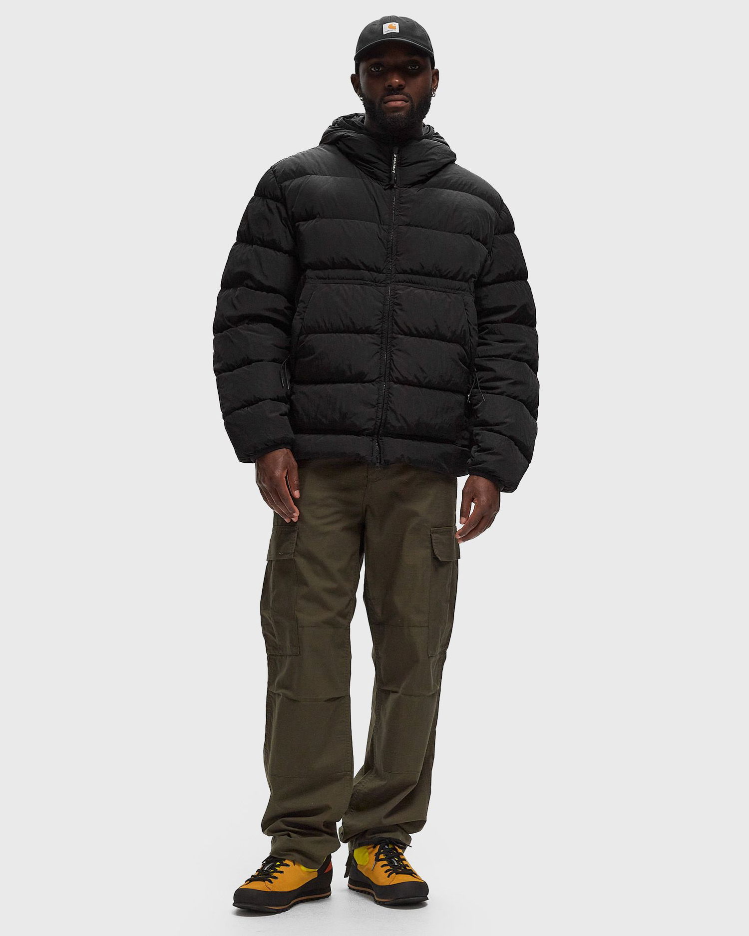 Пуховик C.P. Company CHROME-R GOGGLE DOWN JACKET чорний | 17CMOW079A005904G-999, 1