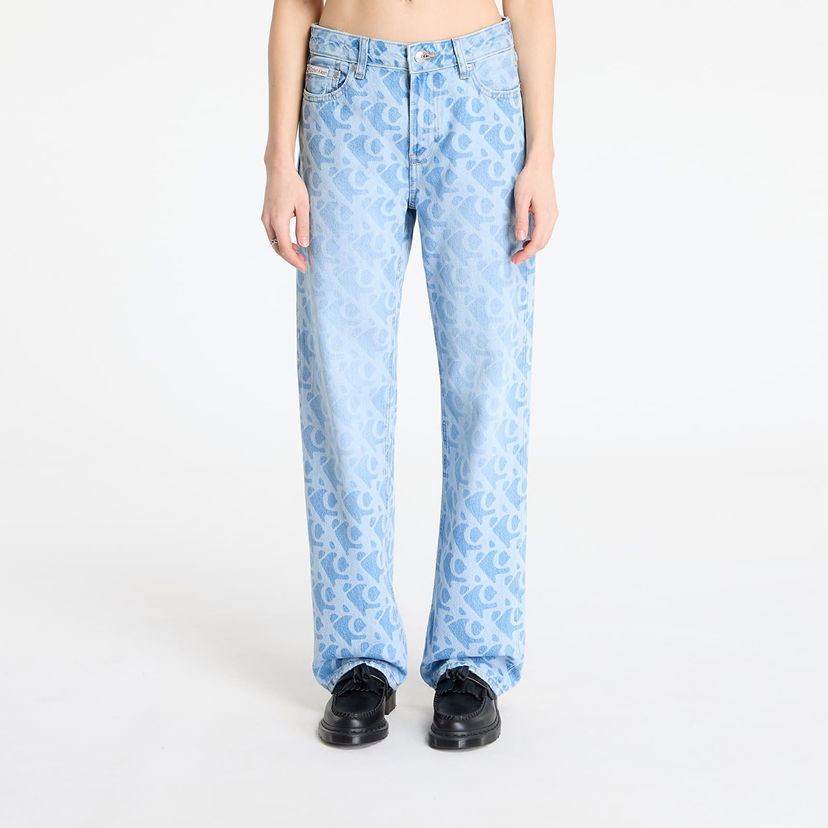 Джинси CALVIN KLEIN Calvin Klein Jeans Signature 90S Straight Jeans Синій | LV047B007G XHU