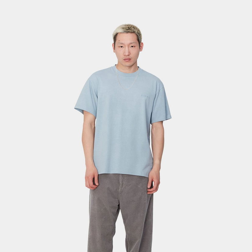 Футболка Carhartt WIP Duster Script Short Sleeve T-Shirt Синій | I033622_9