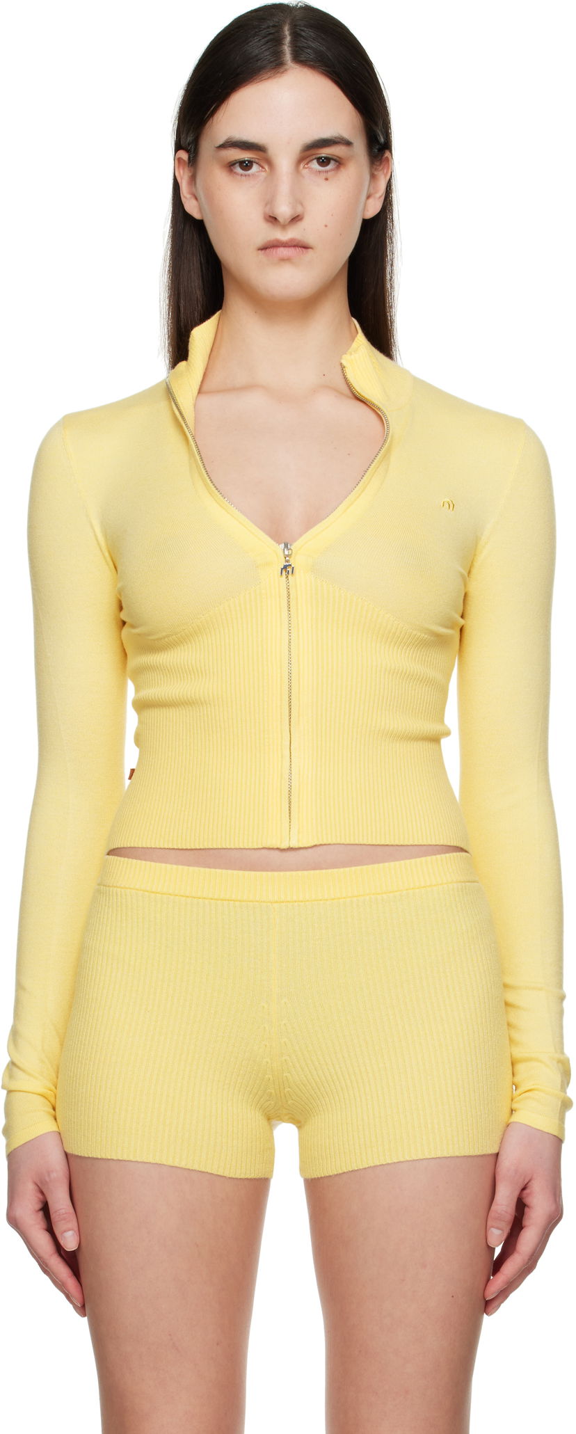 Cветр Miaou Miaou Vlad Zip-Up Sweater Жовтий | 7199SK1BUT