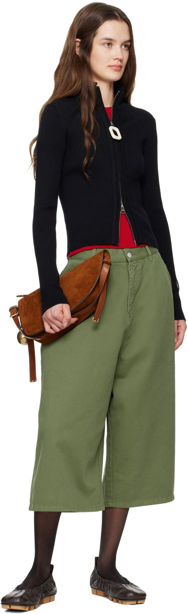 Cветр JW Anderson JW Anderson Fitted Zip-Up Sweater чорний | KW1353-YN0398, 3