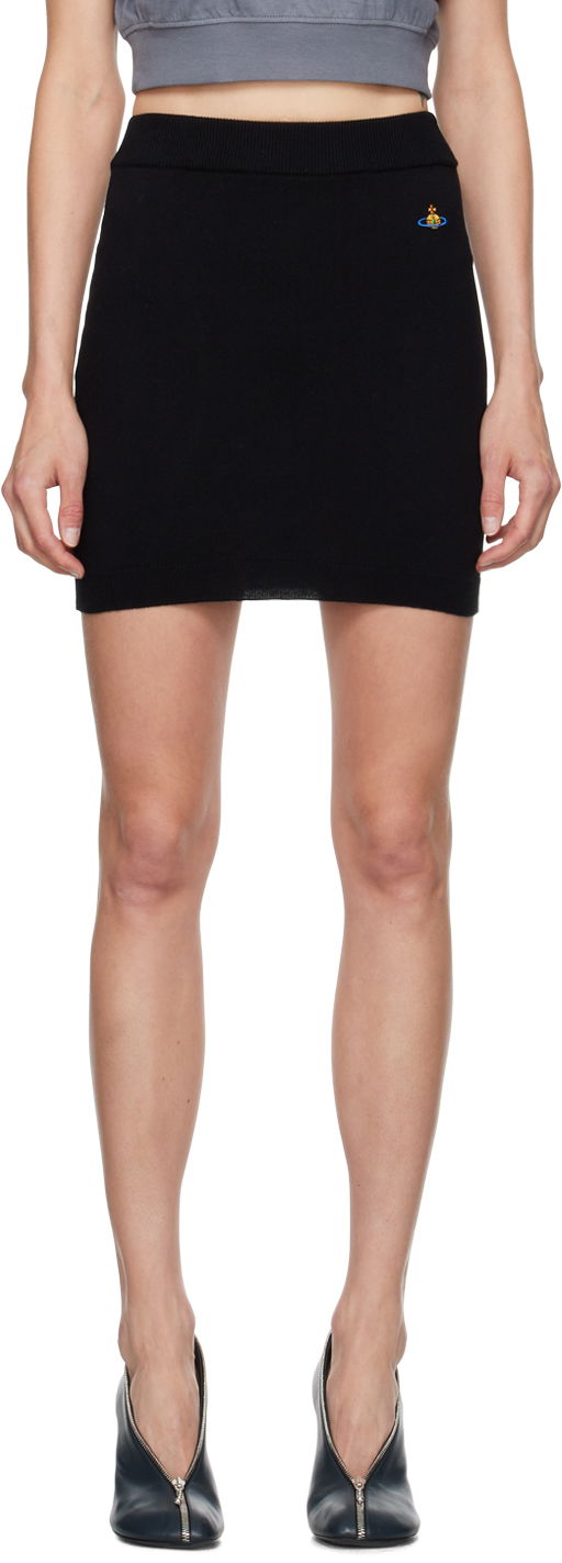 Спідниця Vivienne Westwood Knit Miniskirt чорний | 1802000Q-Y001V-