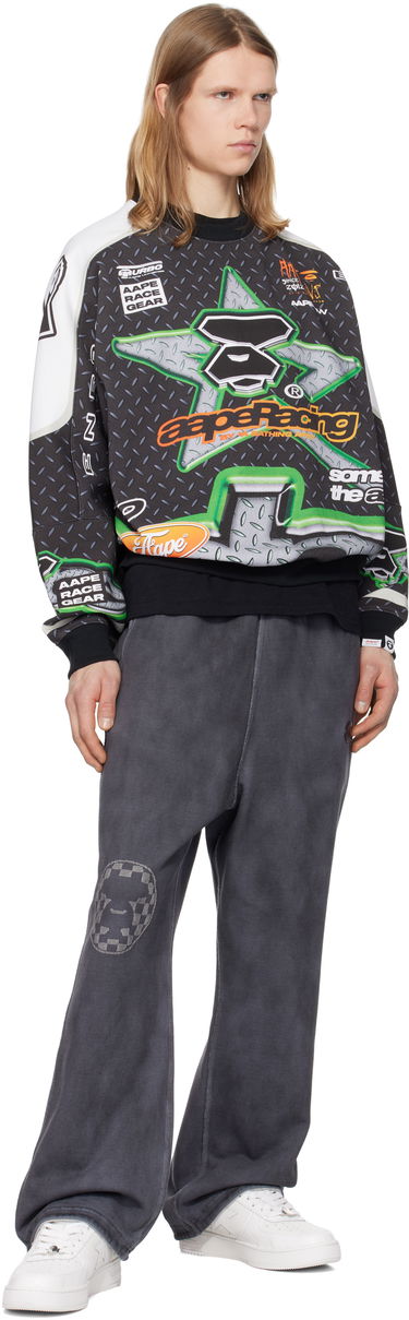 Спортивні штани AAPE by A Bathing Ape AAPE by A Bathing Ape AAPE Main Reversible Sweatpants Сірий | AAPPTMB645XXNBKL, 3