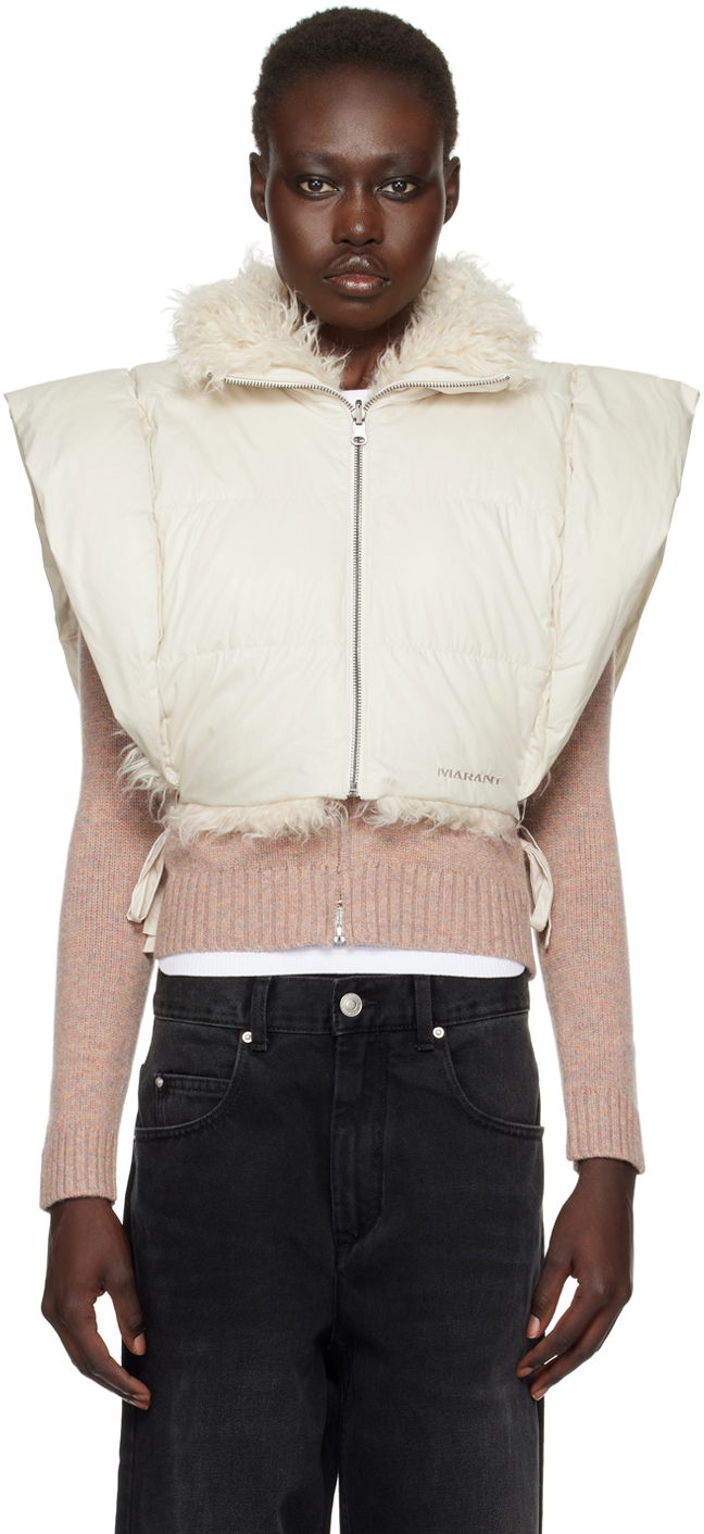 Жилет Isabel Marant Étoile Isabel Marant Etoile Reversible Vest білий | GI0010FB-B3C02E