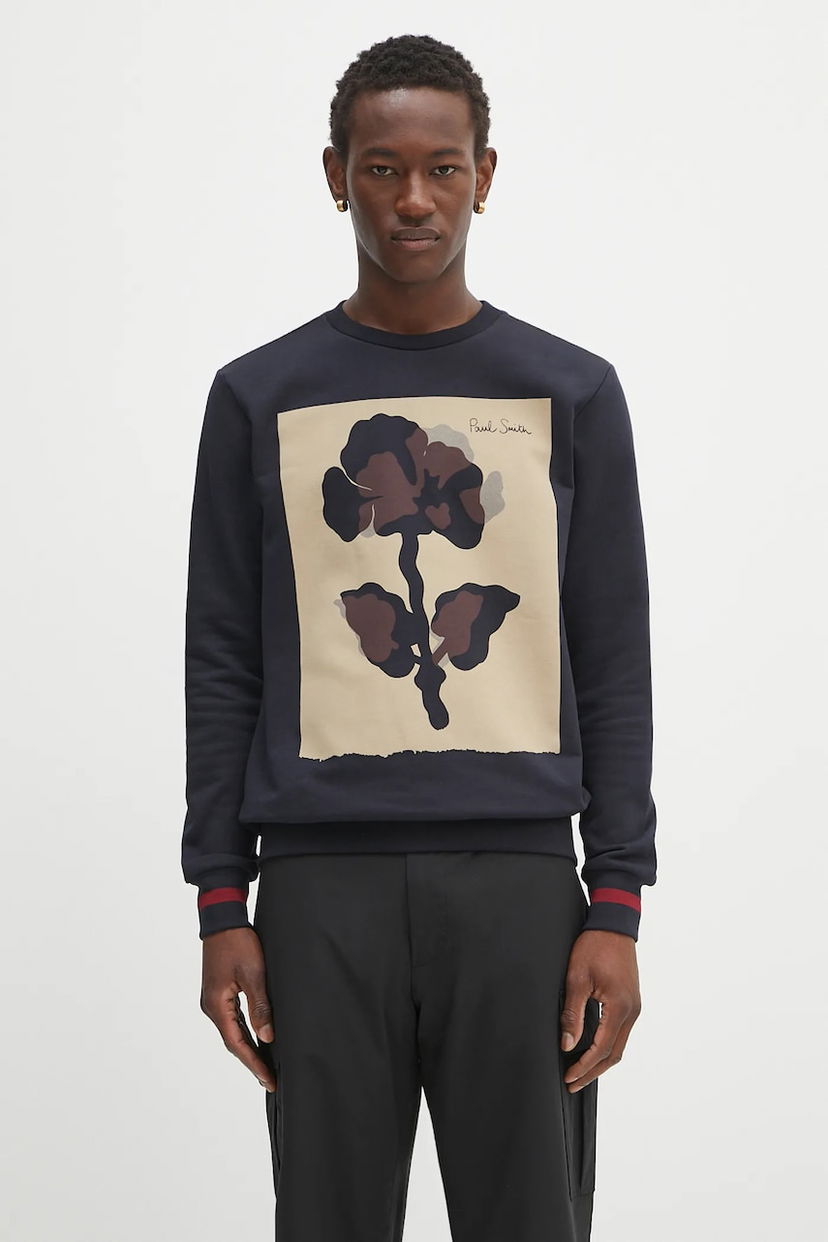 Світшоти Paul Smith Paul Smith Floral Print Sweatshirt темно-синій | M1R.302S.TP4930