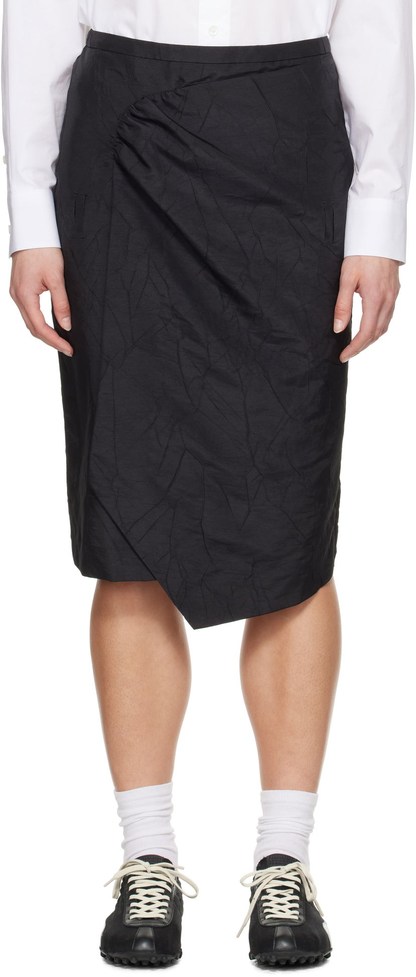 Спідниця ADER ERROR ADER error Midi Skirt чорний | BO01SSSK0201BK