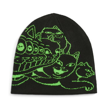 Шапка Puma PUMA x RIPNDIP Knitted Beanie with Graphic Print чорний | 026596_01, 3