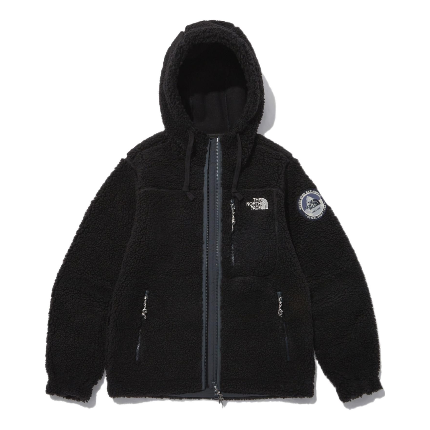 Cветр The North Face Fleece Hoodie Jacket чорний | NJ4FN57B, 0