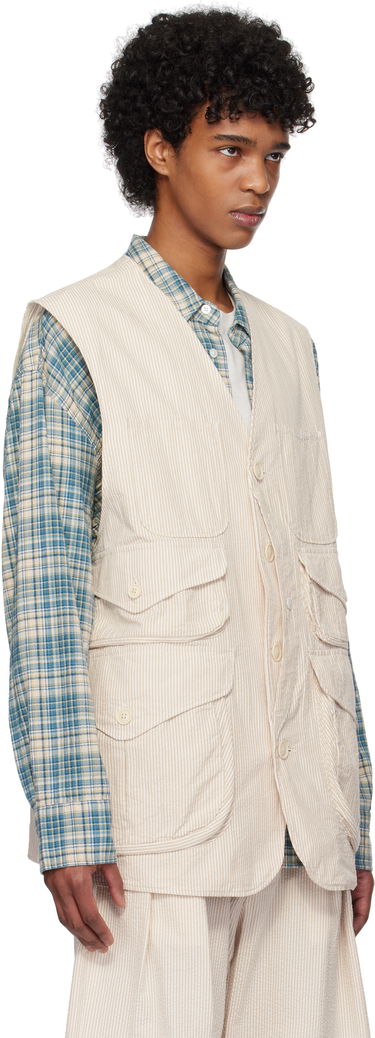 Жилет Engineered Garments Engineered Garments Hunting Vest бежевий | 25S1D079, 1