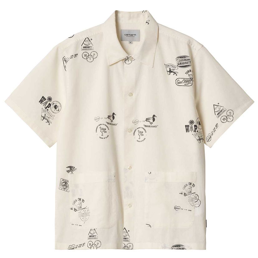 Сорочка Carhartt WIP Stamp Shirt бежевий | I033689-2MAXX