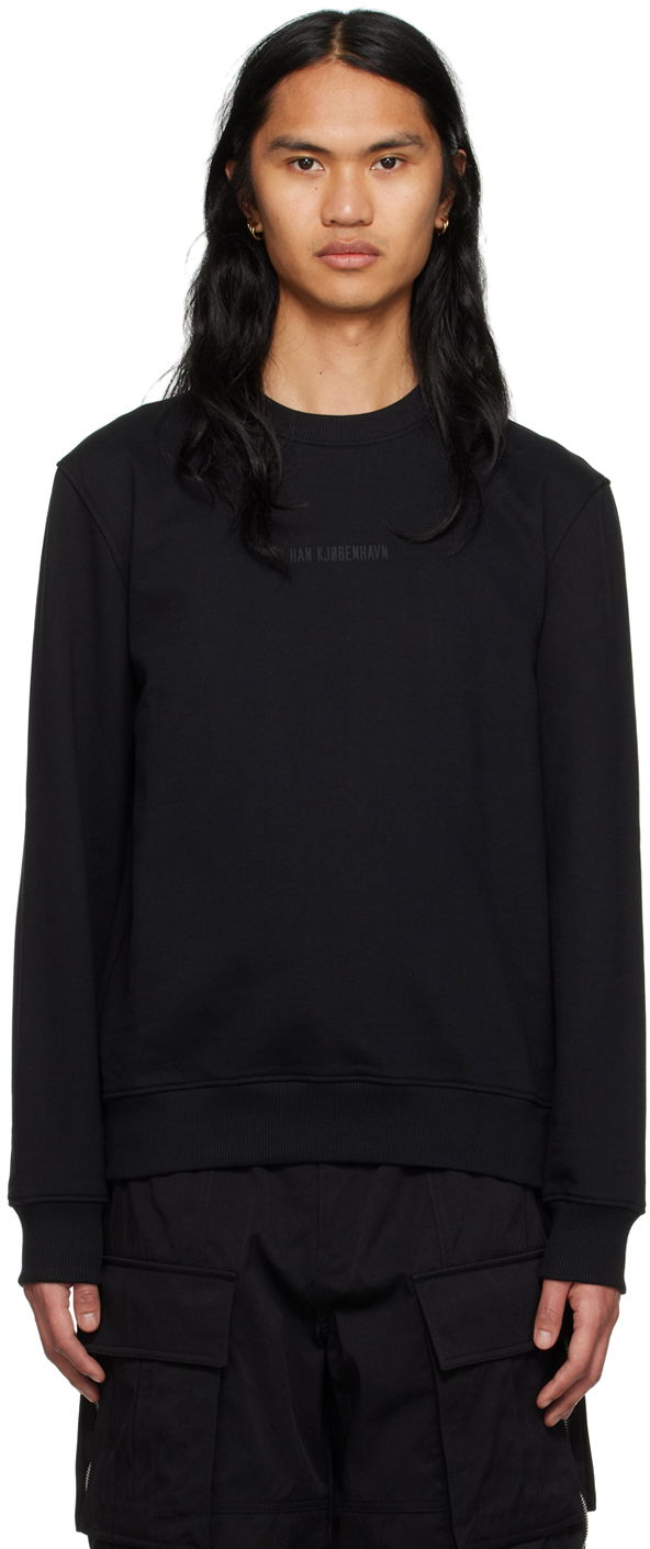 Cветр Han Kjøbenhavn Han Kjobenhavn Sweatshirt чорний | M-132921