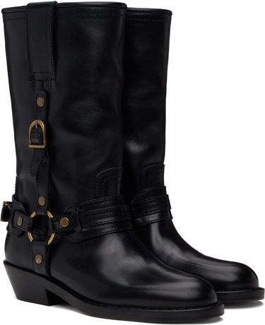 Одяг ISABEL MARANT Isabel Marant Heiko Leather Boots чорний | 25PBO0192FA-C1A22S, 3