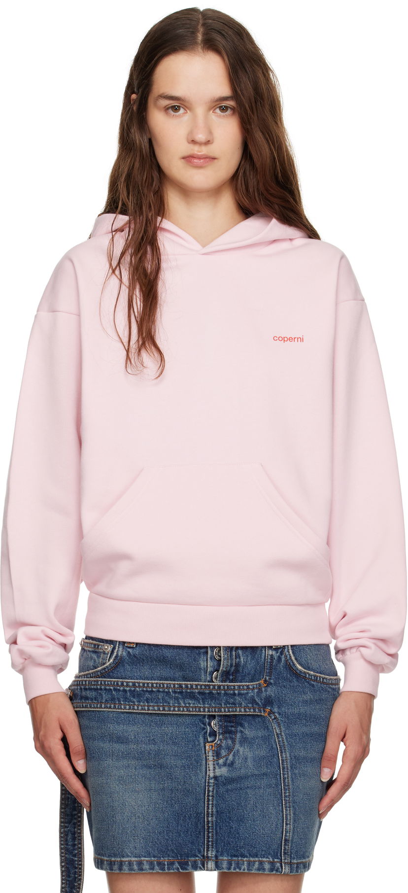 Світшоти Coperni Coperni Logo Hoodie Рожевий | COPJS15F5035