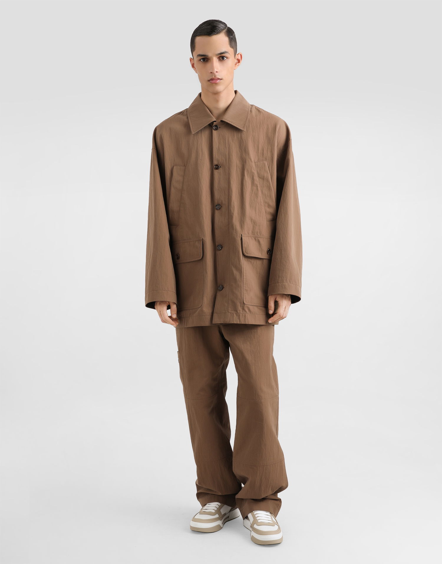 Штани карго Dolce & Gabbana Dolce & Gabbana Cotton Cargo Pants Коричневий | GP0Q9THUMUPM0180, 1