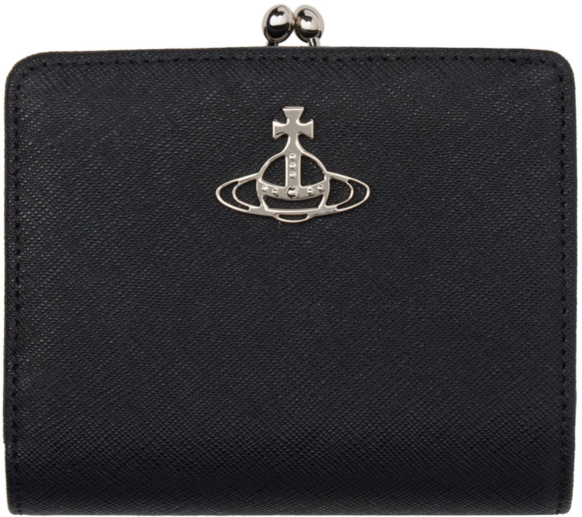 Гаманець Vivienne Westwood Black Frame Pocket Wallet чорний | 5115002YW-L001N-