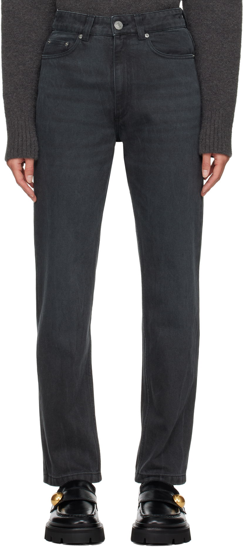 Джинси AMI Classic Fit Jeans чорний | FTR031.CO0037