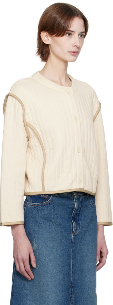 Cветр A.P.C. A.P.C. Garance Cropped Quilted Jacket чорний | COHGW-F32010, 4