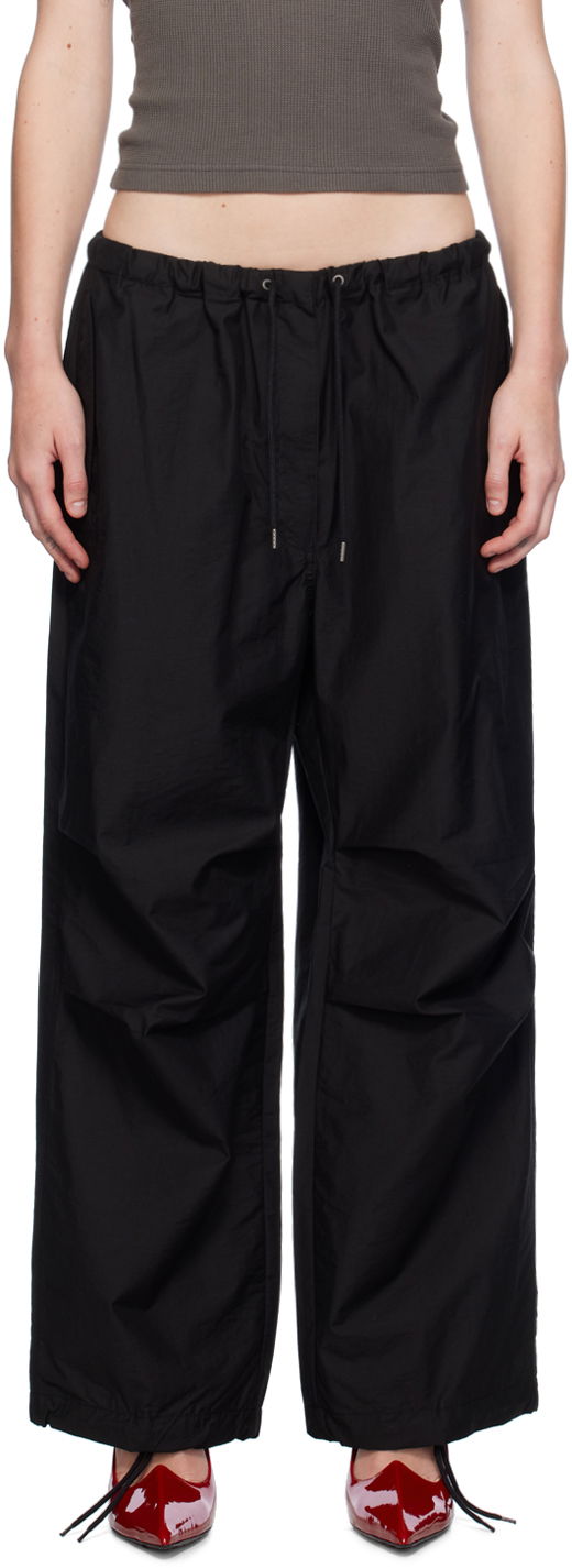 Штани Acne Studios Relaxed-Fit Trousers чорний | AK0824-