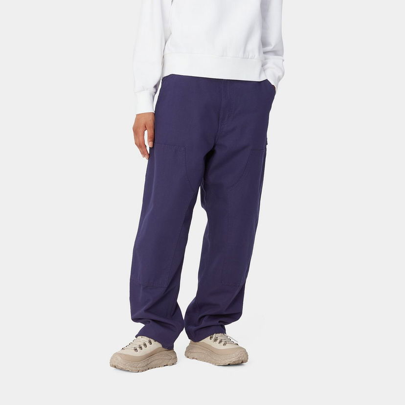 Штани карго Carhartt WIP Double Knee Relaxed Fit Women's Pants Синій | I034247_5