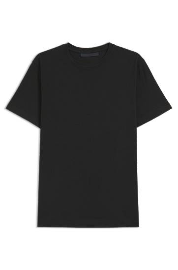 Футболка BOSS BECKHAM x BOSS Mercerised Cotton T-Shirt чорний | 50549230
